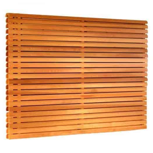 Cedar Slatted Fence Panel – Double Sided Panel
