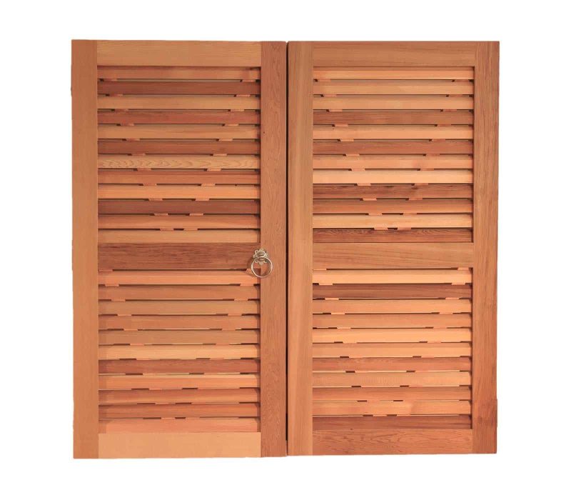 Cedar Double Gates to suit opening 180cm W Contemporary Fencing