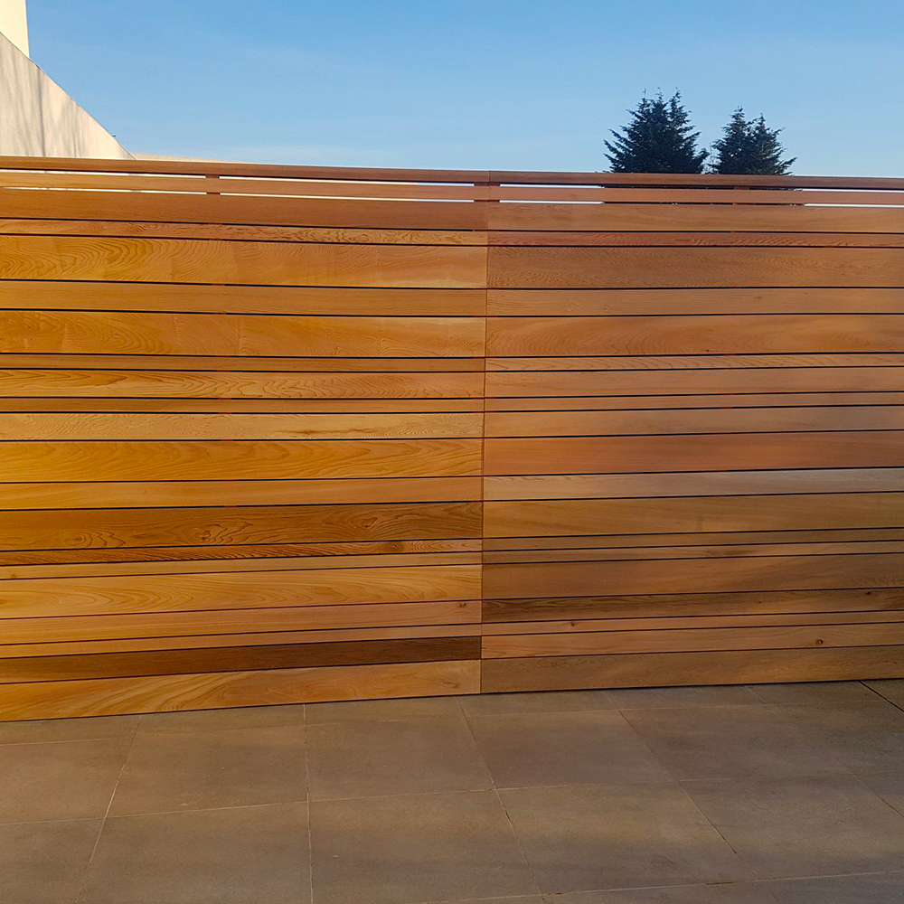 Horizon Cedar fencing panels