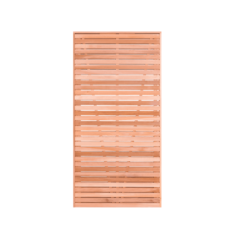Cedar Double Sided Gate – 90cm Wide – Square Edge Slats with 7mm gaps Contemporary Fencing