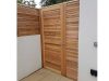 Cedar Garden Gate -  Slatted Style With Square Edge Battens
