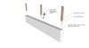 Cequence Top of Wall Posts -for fencing on a wall