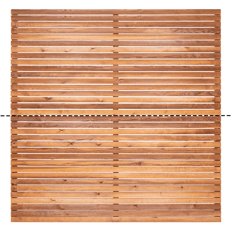 ‘Venetian’ Slatted Fence Panels