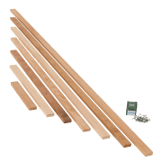 Cequence Slatted Cedar Fence Panel - Bevel Edged