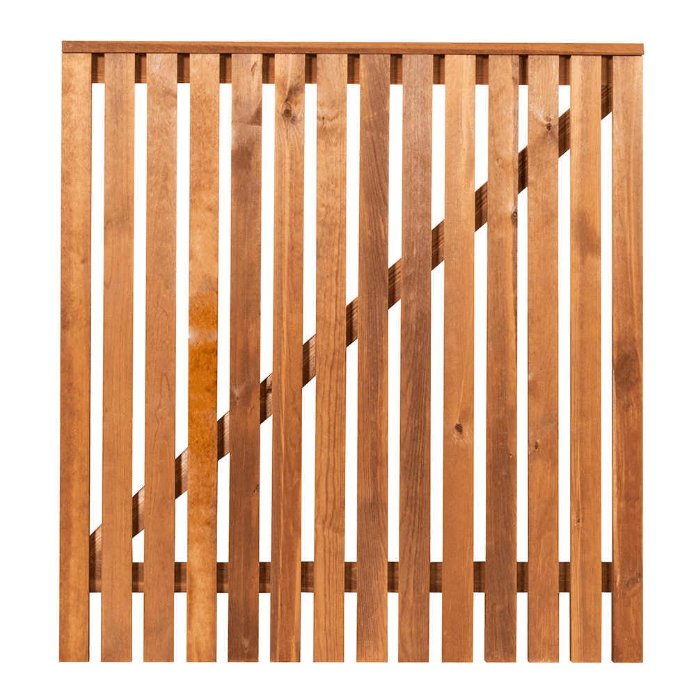 Redwood Picket Gate - 93cm (3ft) W x 93cm (3ft) H
