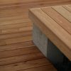 Larch Decking with seating