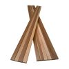 Pack of ten of Cedar Battens with eased corners 38mm x 18mm