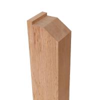 Cequence Cedar Fence Post with profiled top