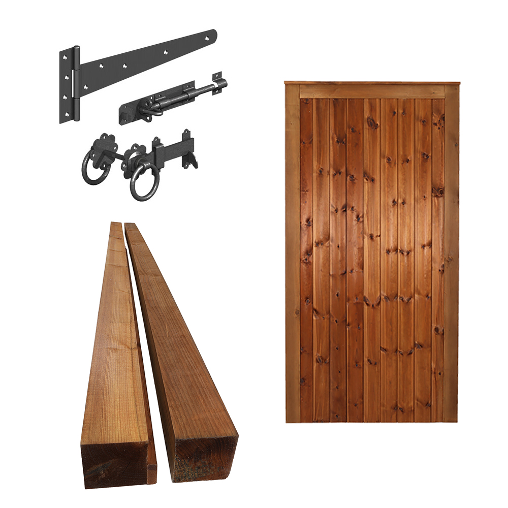 Redwood Garden Gate kit
