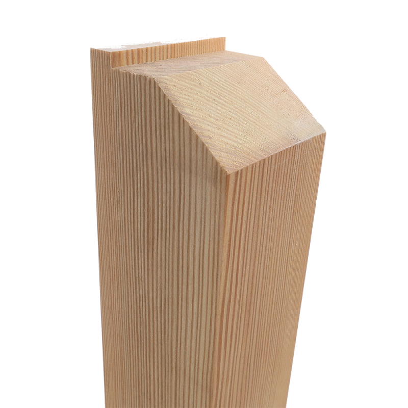 Cequence Larch Fence post with profiled top