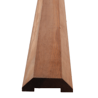 Redwood capping rail