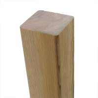 Scandinavian Tanalised Redwood Flat Top Fence Post