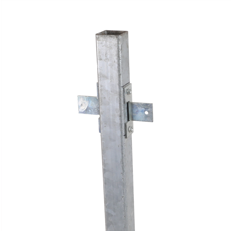 Cequence galvanized fence post to suit double sided panels 2.4m length Contemporary Fencing