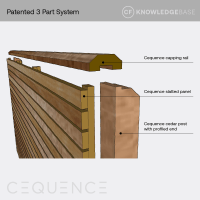 Cequence 3 part system fence