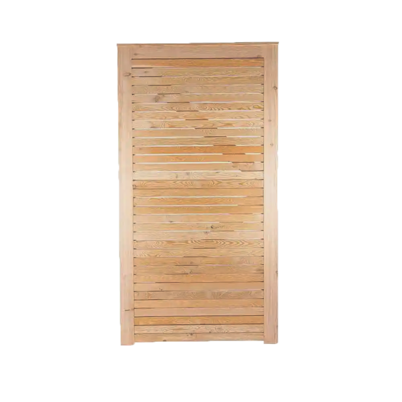 Home-grown Larch Slatted Garden Gate- 90cm Wide Contemporary Fencing