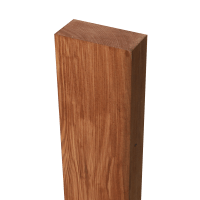 A redwood flat top wall plate