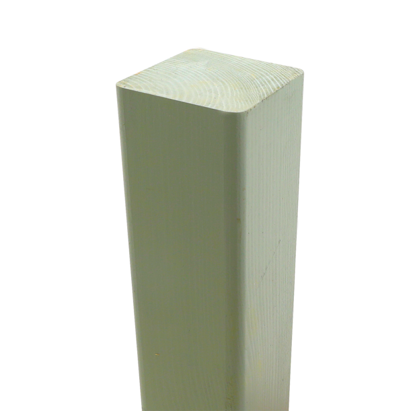 Classic Painted Flat Top Fence Post