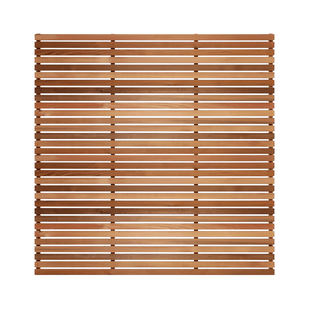 180cm x 180cm Cedar Fencing with 12mm gaps