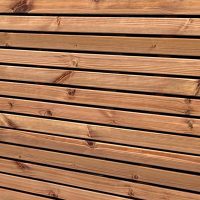 veil redwood fence slats