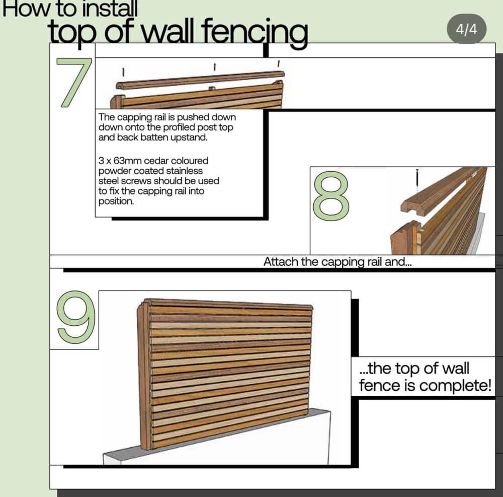 the final part of our top of wall fencing installation guide. how to install fence capping