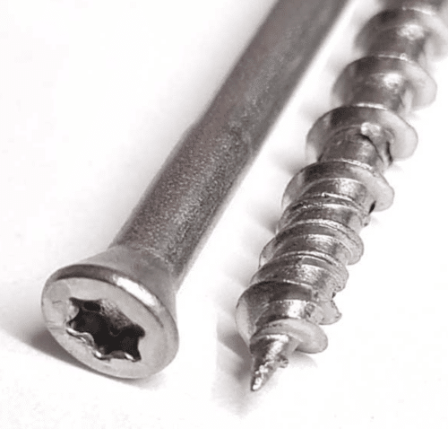 To fix slatted fencing to posts you need to be able to screw through the gaps in the battens. These ultra slim screws allow you to secretly fix venetian fencing